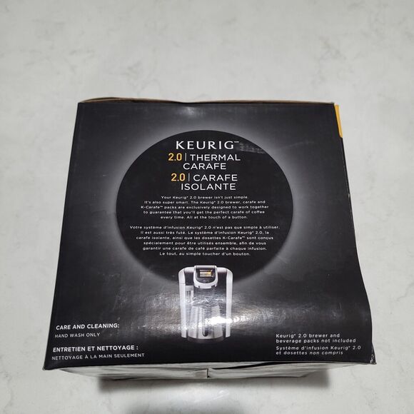 Keurig Hot 2.0 Thermal Carafe Plus Series Brewers 32 Oz. Silver & Black NEW - Picture 5 of 13